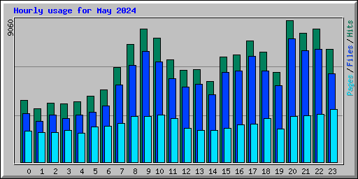 Hourly usage for May 2024